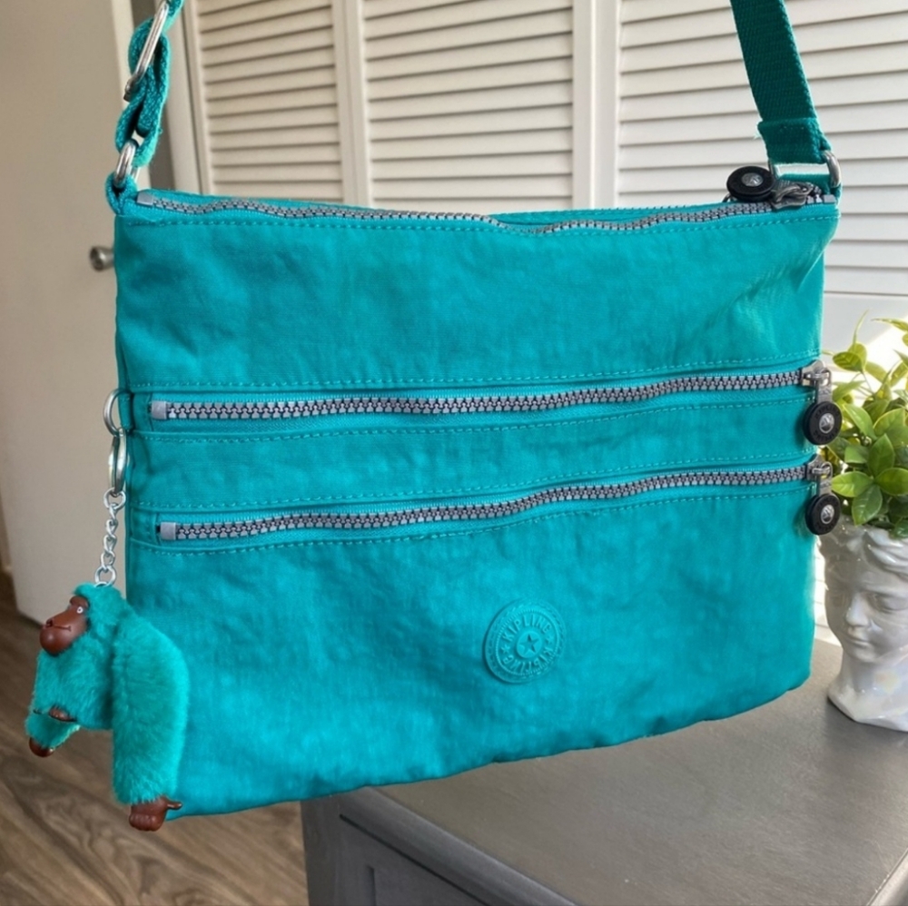 EUC Teal Kipling Bag